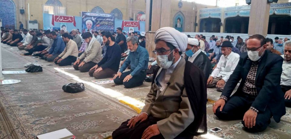 گزارش تصویری: اقامه نخستین نماز جمعه کازرون در سال جدید و مراسم روز قدس/ عکسها: علی و علیرضا گلچین